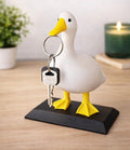 Goose Desk Decor 7 inch Magnetic Beak Keychain Holder, Funny Office Gift