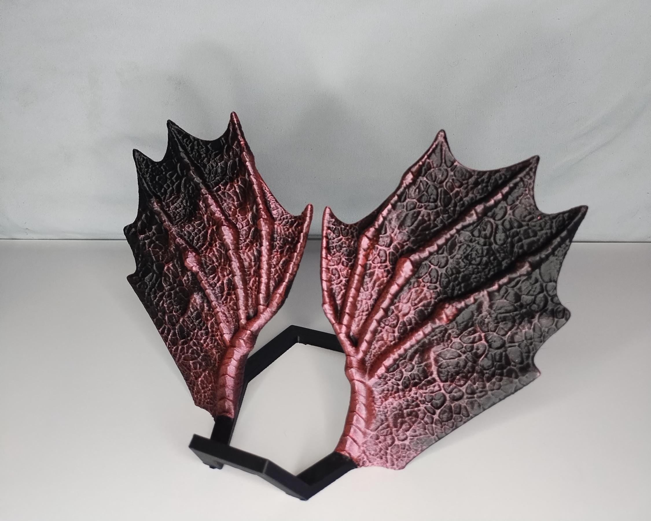 Dragon Wing Bookend | Fantasy Book Shelf Decor