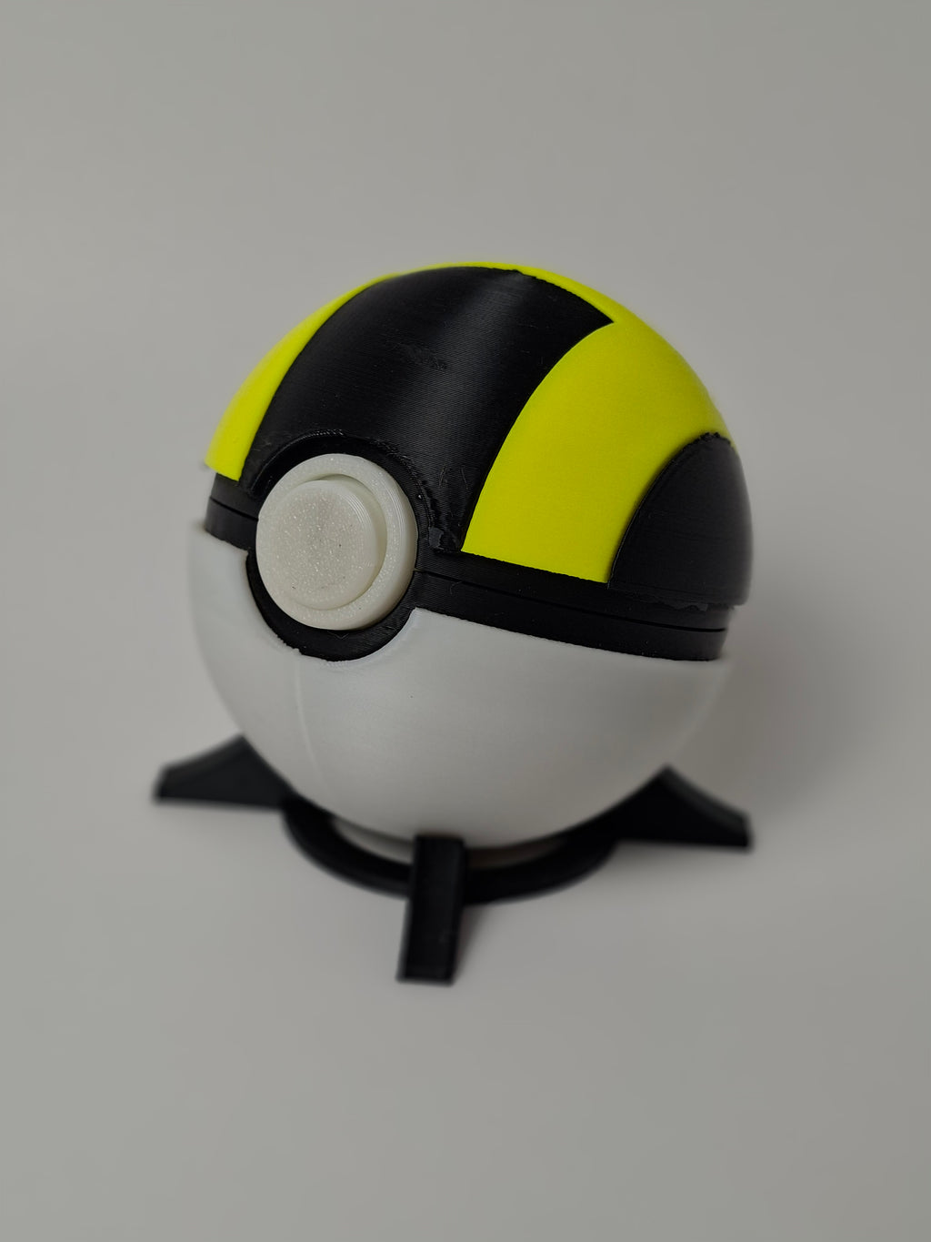 PokeBall Inspired Game Holder – Holds 12 Nintendo Switch Games – 3D Printed Game Cartridge Storage – Gaming Display Case with Stand
