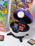 PokeBall Inspired Game Holder – Holds 12 Nintendo Switch Games – 3D Printed Game Cartridge Storage – Gaming Display Case with Stand